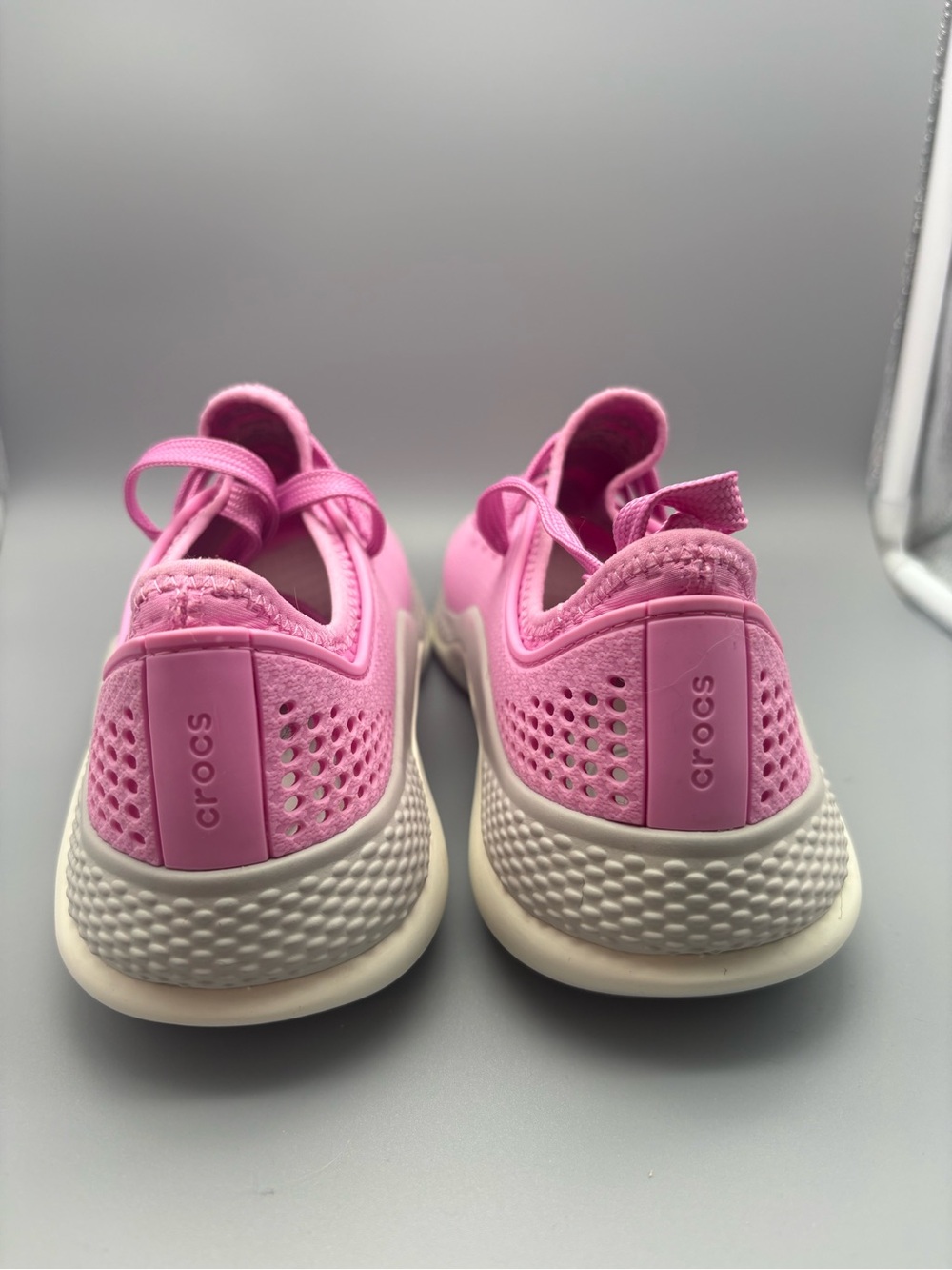 Crocs | LiteRide 360 Pacer Shoes - Pink White ; Womens 10 - Picture 5 of 8